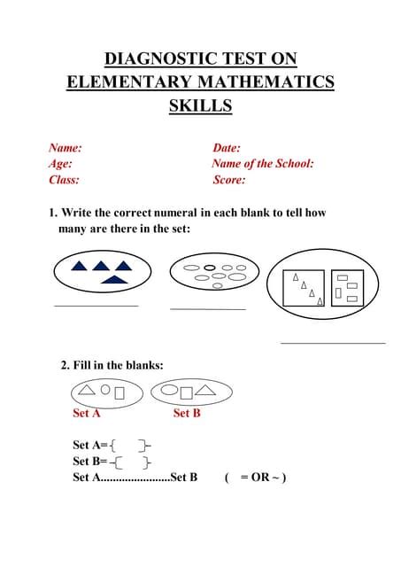 what are some examples of diagnostic testing