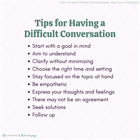 what are some examples of difficult conversations