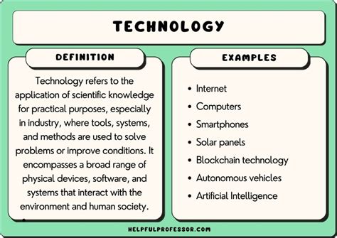 what are some examples of technology