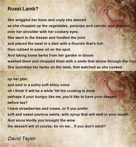 what are some roasts that rhyme in english