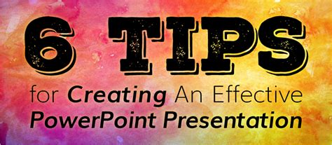 what are some tips for creating effective powerpoint presentations