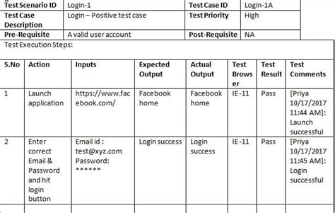 what are test plans and test cases explain with example