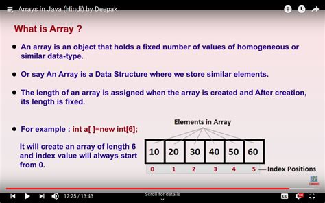 what are the 3 types of arrays give an example