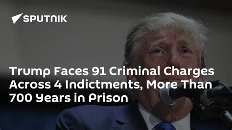 what are the 4 indictments of trump