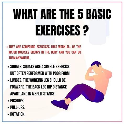 What Are The 5 Basic Exercises