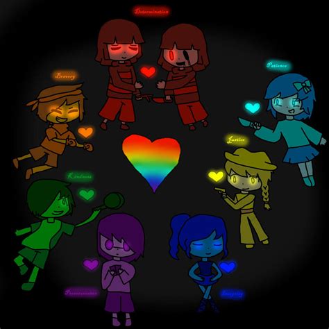 what are the 7 human souls in undertale