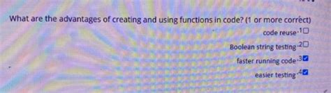 what are the advantages of creating and using functions in code