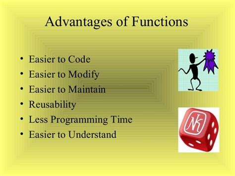 what are the advantages of using functions in c programming