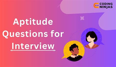 what are the aptitude questions asked in interview