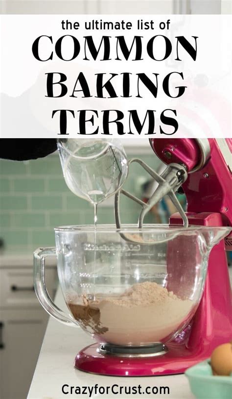 What Are The Baking Terms