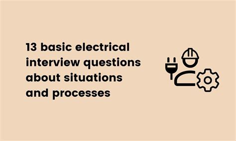 What Are The Basic Electrical Interview Questions 