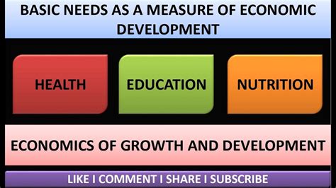 what are the basic indicators of economic development