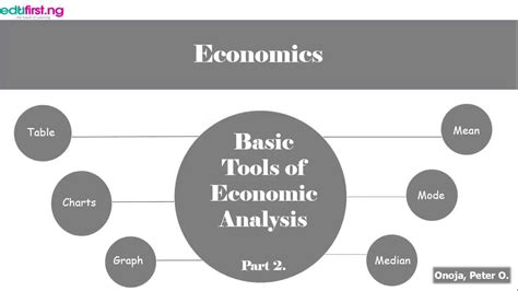 what are the basic tools for economic analysis and explain