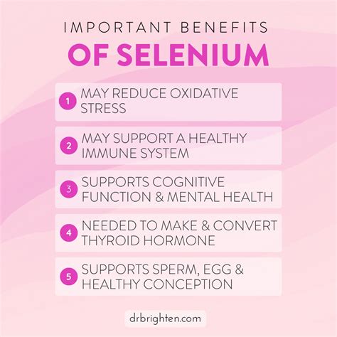 what are the benefits of selenium