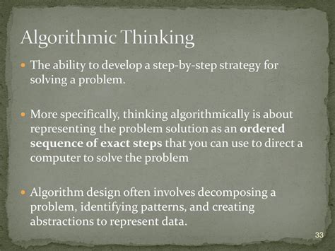 what are the benefits of using algorithmic thinking in problem solving