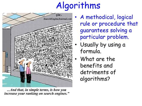 what are the benefits of using algorithms in problem solving