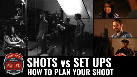 what are the differences between a setup a shot and a take
