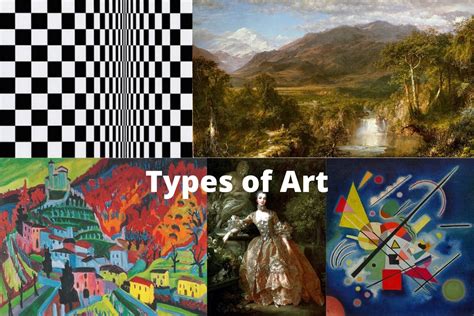 what are the different types of art and examples
