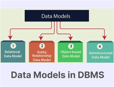 what are the different types of data models in database management system