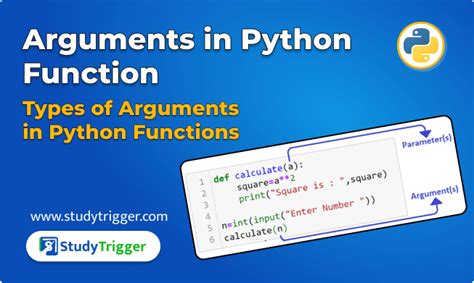 what are the different types of function arguments in python