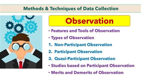 what are the different types of observation method in primary data collection