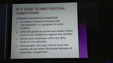 what are the drawbacks of elections class 9th