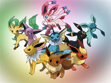 what are the evolutions of eevee