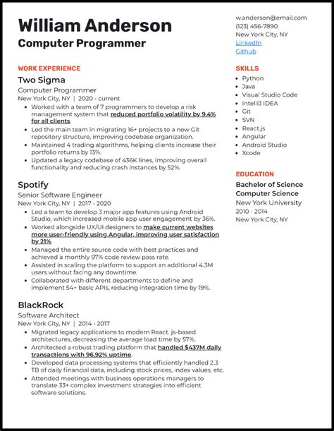 what are the examples of computer programmer
