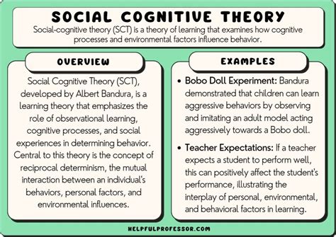 what are the key concepts of cognitive social learning theory