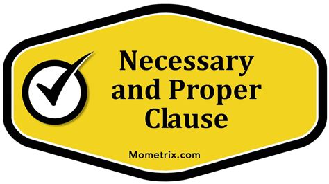 what are the necessary and proper clause