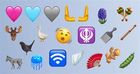 what are the new emojis in ios 16.4