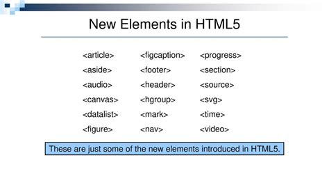 what are the new form elements introduced in html5