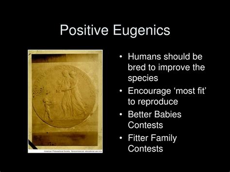 what are the positives of eugenics
