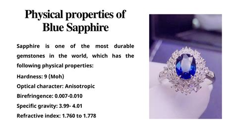 what are the properties of sapphire