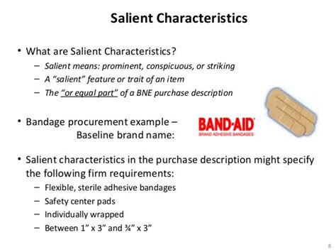 what are the salient characteristics