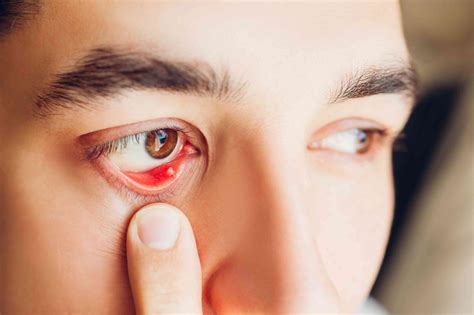 what are the symptoms of a stye in your eye