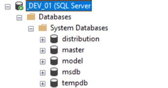 what are the system databases in sql server and purpose of each