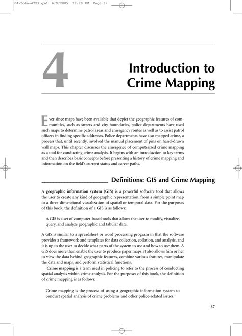 what are the three main function of crime mapping