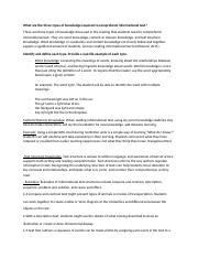 What Are The Three Types Of Knowledge Required To Comprehend Informational Text