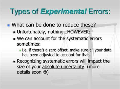 what are three sources of error in an experiment