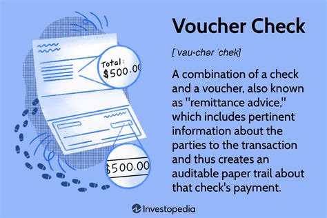 what are voucher checks