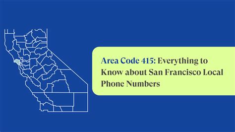 what area code is 415 number