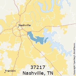 What Area Does Zip Code 37217 Cover