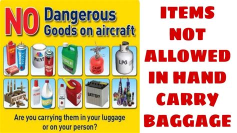What Can And Cannot Be Packed In Checked Luggage