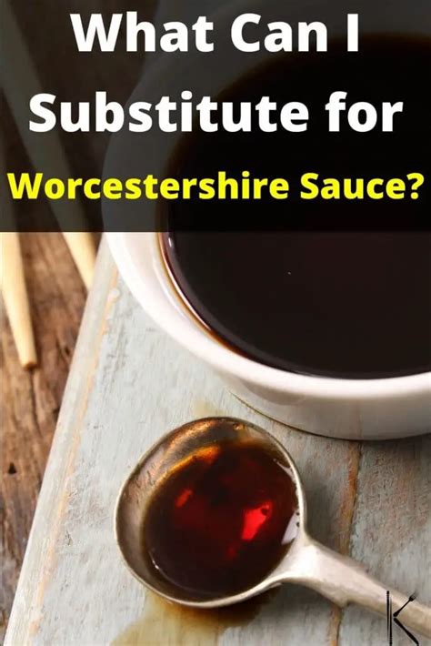 what can i substitute for worcester sauce