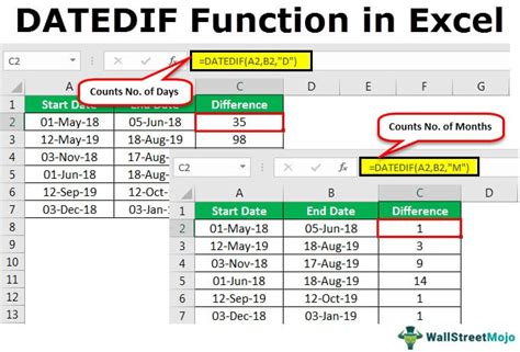 what can i use instead of datedif in excel