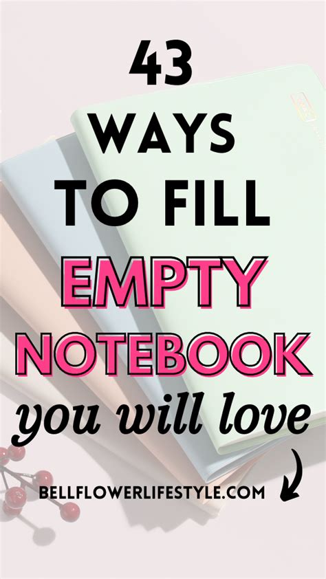 What Can I Write In My Empty Notebook