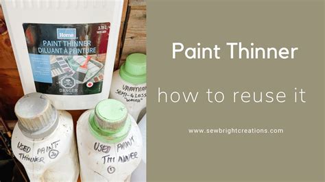 What Can Replace Paint Thinner