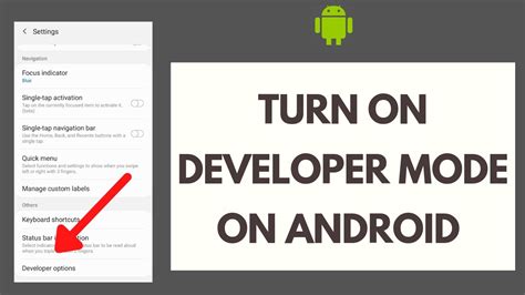 What Can You Do With Developer Mode On Android