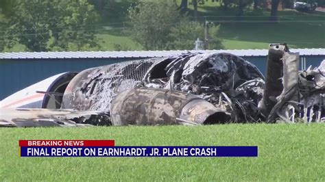 what caused dale earnhardt jr plane to crash